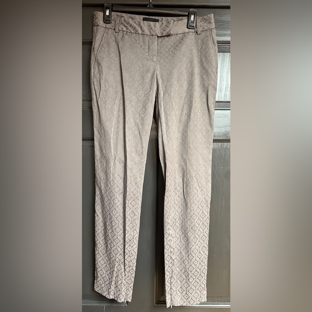 Cynthia Rowley Charcoal Gray Women’s Size 4 Geo Print Pants